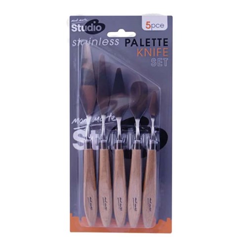 MONT MARTE PALETTE KNIFE SET Stainless Steel 5 Piece